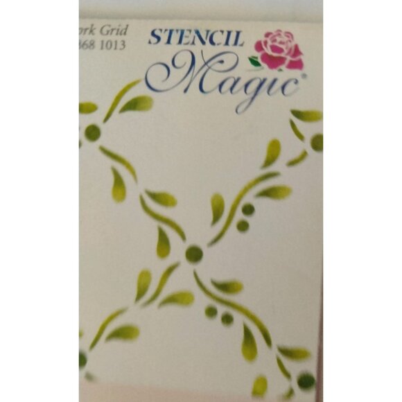 Delta Stencil Magic One Step Background Strokework Grid - Picture 4 of 10